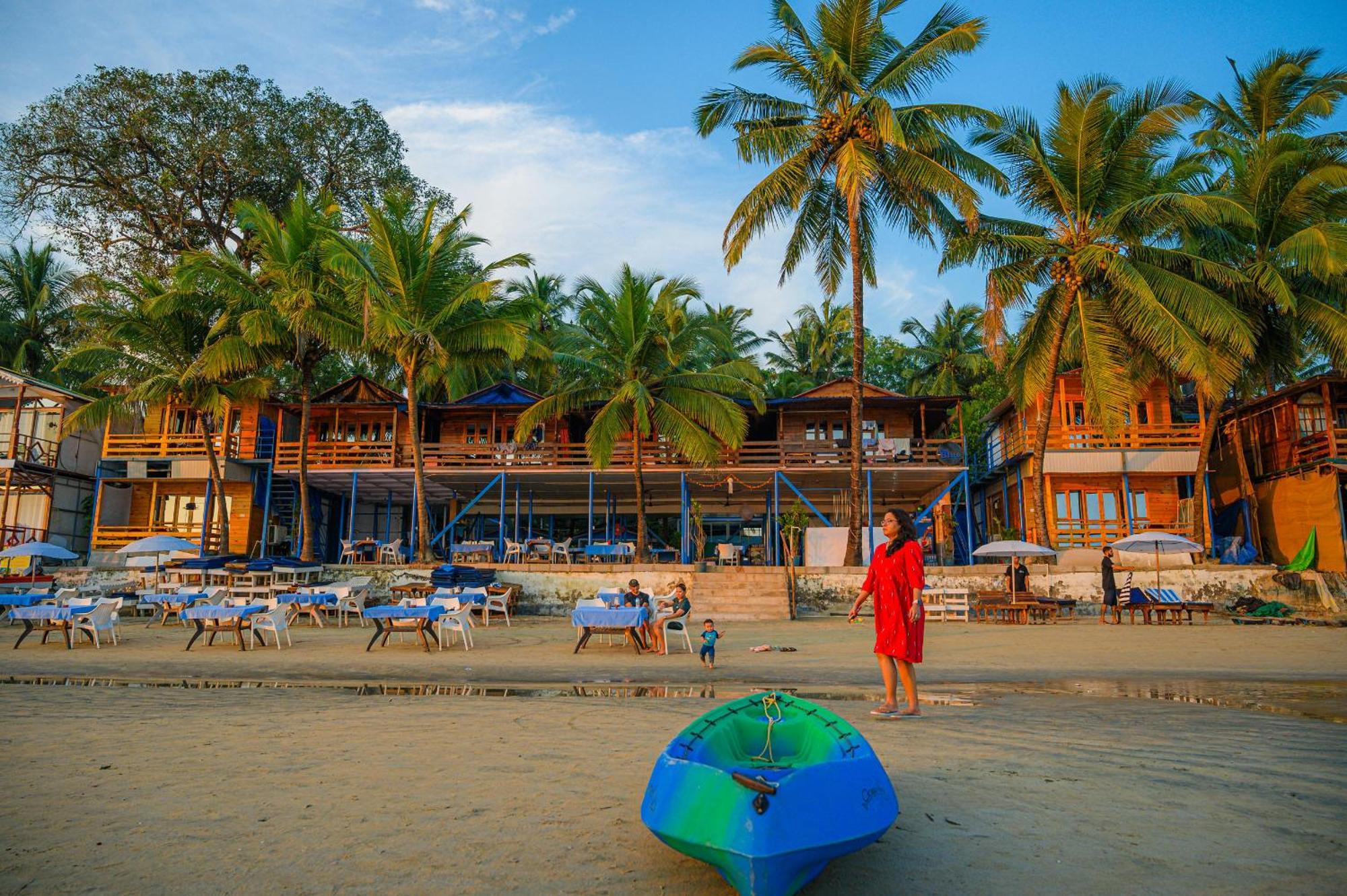 Cafe Blue Hotel Palolem Kültér fotó